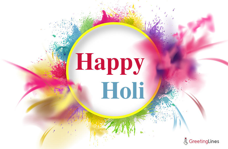 happy holi wish image