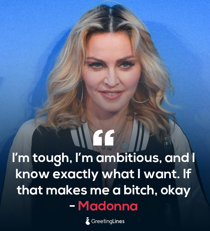 women's day quote by Madonna