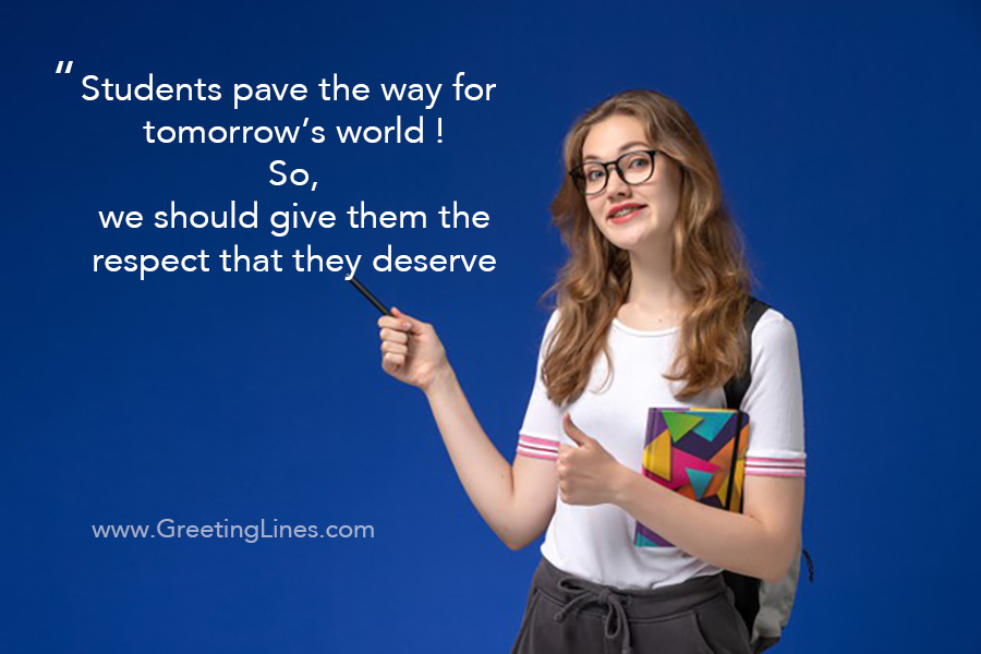 World Student's day quote