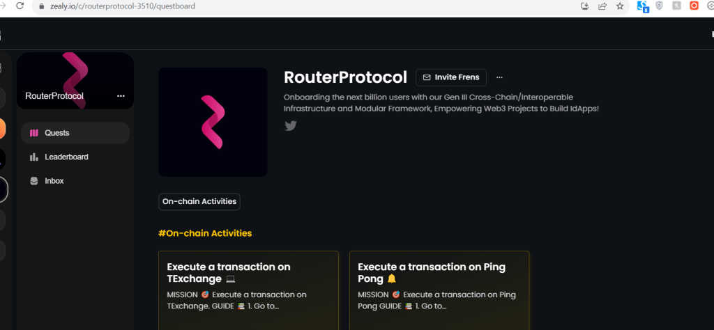 Router protocol airdrop