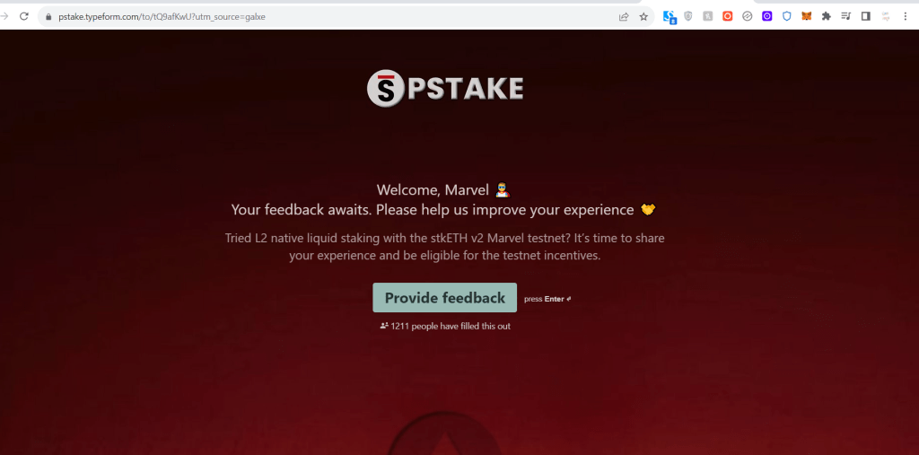 pStake Confirmed Airdrop stkETH v2 Marvel Testnet now LIVE